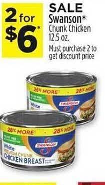 Dollar General Swanson chunk chicken offer