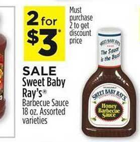 Dollar General Sweet baby ray's barbecue sauce offer