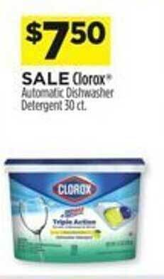 Dollar General Clorox automatic dishwasher detergent offer