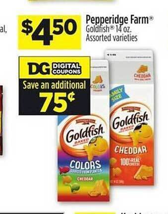 Dollar General Pepperidge farm goldfish offer