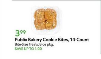 Publix Publix bakery cookie bites, 14-count offer