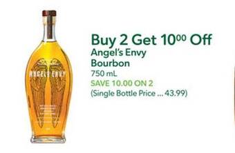 Publix Angel's envy bourbon offer