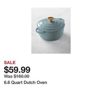 Belk 6.6 quart dutch oven offer