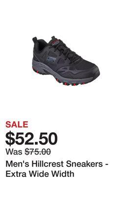 Belk Men's hillcrest sneakers - extra wide width offer