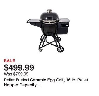 Tractor Supply Company Pellet fueled ceramic egg grill, 16 lb. pellet hopper capacity, egg1000as offer