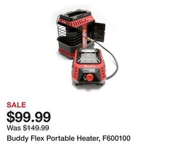 Tractor Supply Company Buddy flex portable heater, f600100 offer