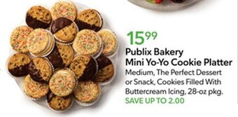 Publix Publix Bakery Mini Yo-Yo Cookie Platter offer