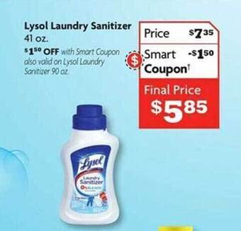 Family Dollar Lysol laundry sanitizer offer