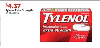 Fareway Tylenol extra strength offer
