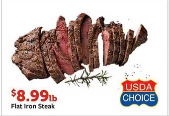 Fareway Flat iron steak offer