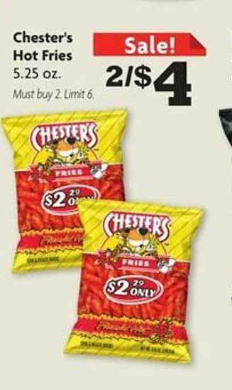 Family Dollar Chester's hot fries offer