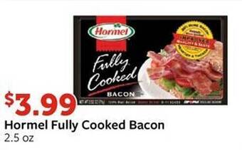 Fareway Hormel fully cooked bacon offer