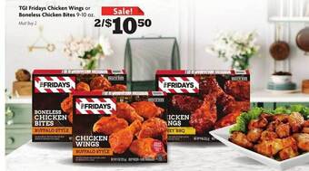 Family Dollar Tgi fridays chicken wings or boneless chicken bites offer