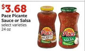 Fareway Pace picante sauce or salsa offer