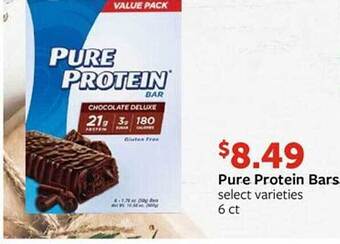 Fareway Pure protein bars offer
