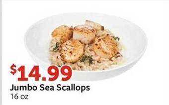 Fareway Jumbo sea scallops offer