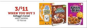 Fareway Kellogg's cereal offer