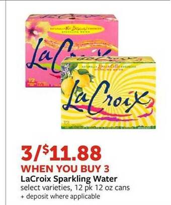 Fareway La croix sparkling water offer