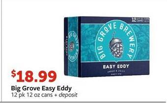 Fareway Big grove easy eddy offer