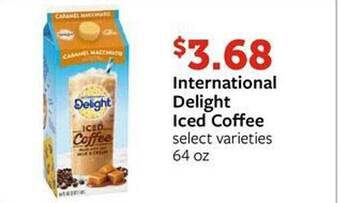 Fareway International delight iced coffee offer