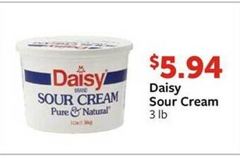 Fareway Daisy sour cream offer
