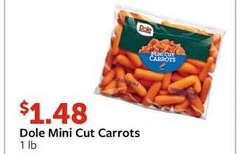 Fareway Dole mini cut carrots offer