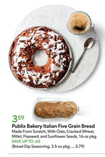 Publix Publix Bakery Italian Five Grain Bread offer