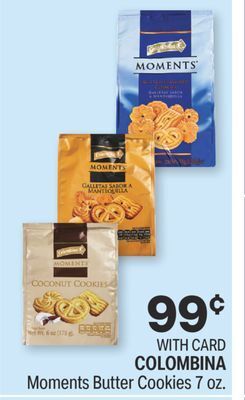 CVS Colombina moments butter cookies 7 oz offer