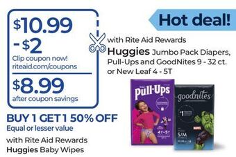 Rite Aid Huggies offer