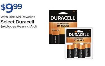 Rite Aid Select duracell offer