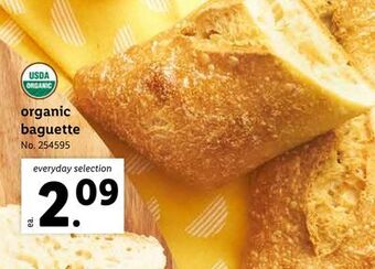 Lidl Organic baguette offer