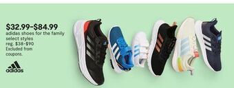 JC Penney Adidas shoes for the family offer