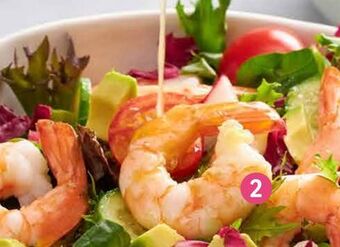 Lidl Frozen jumbo raw shrimp tail on, peeled & deveined offer