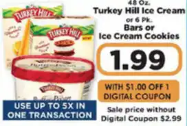 IGA Turkey Hill Ice Cream 48 oz, Ice Cream Cookies offer