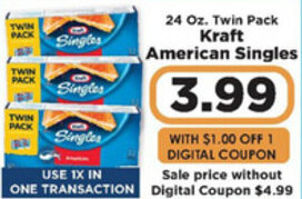 IGA Kraft American Singles offer