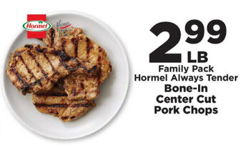 IGA Bone-In Center Cut Pork Chops offer