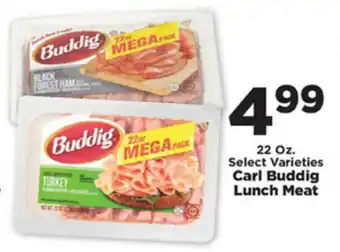 IGA Carl Buddig Lunch Meat 22 oz offer