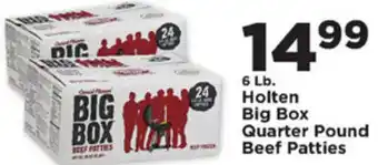IGA Holten Big Box Quarter Pound Beef Patties offer