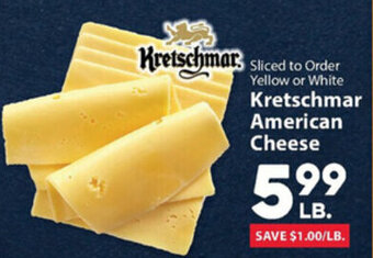 IGA Kretschmar American Cheese offer