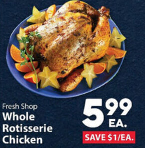 IGA Whole Rotisserie Chicken offer