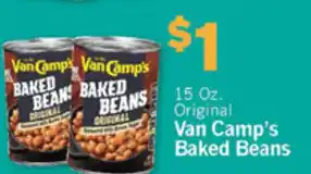 IGA Van Camp's Baked Beans 15 oz offer