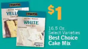 IGA Best Choice Cake Mix 16.5 oz offer