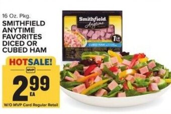 Food Lion Smithfield Anytime Favorites Diced or Cubed Ham 16 oz offer