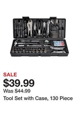 Harbor Freight Tools Tool set with case, 130 piece offer
