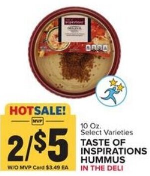 Food Lion Taste Of Inspirations Hummus 10 oz offer