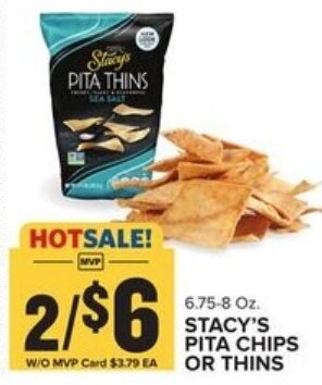 Food Lion Stacy's Pita Chips or Thins 6.75-8 oz offer