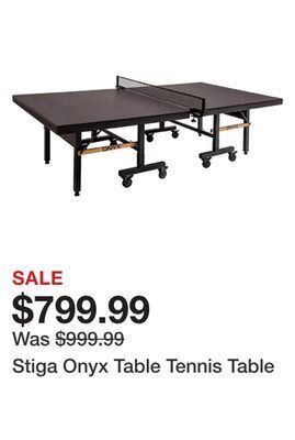 Dick's Sporting Goods Stiga onyx table tennis table offer