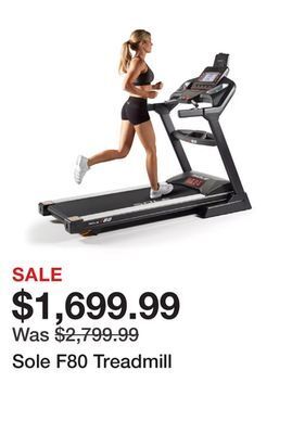 Dick's Sporting Goods Sole f80 treadmill offer