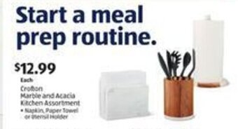 Aldi Crofton Marble and Acacia Kitchen Assortment offer