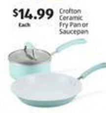 Aldi Crofton Ceramic Fry Pan or Saucepan offer
